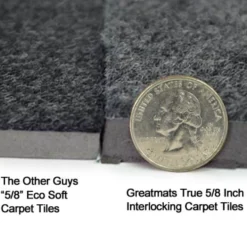 Interlocking Carpet Tiles Royal 20x30 Ft Kit