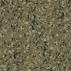 Interlocking Rubber Tile 90% Color 8 mm x 23x23 Inch Eureka