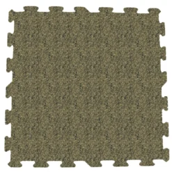 Interlocking Rubber Tile 90% Color 8 mm x 23x23 Inch Eureka
