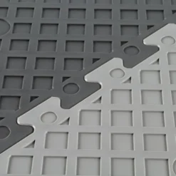 Leather PVC Floor Tile Colors 6 tiles 5mm x 20x20 Inches