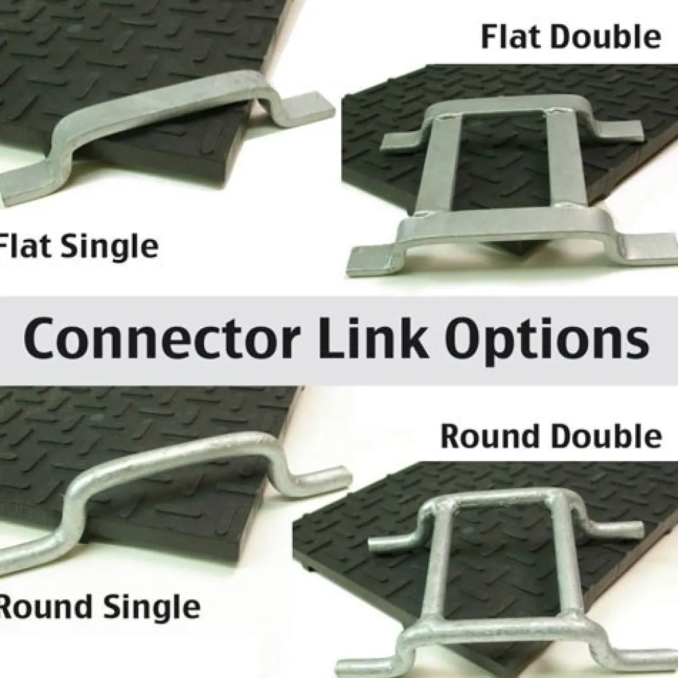 Link Round Double Metal