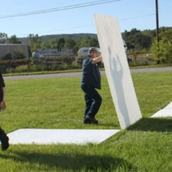 Mat-Pak Ground Protection Diamond Tread Clear 1/2 Inch x 3x8 Ft.