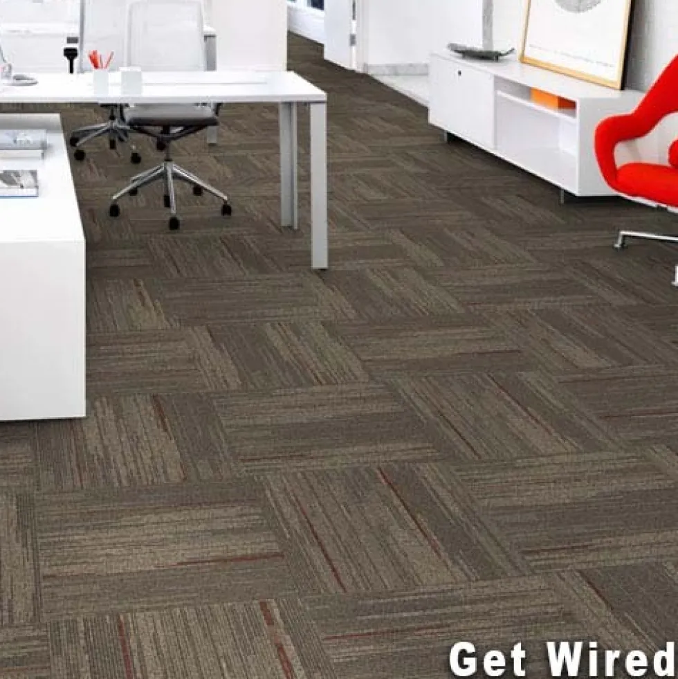 Online Commercial Carpet Tiles 3.9 mm x 24x24 Inches Carton of 24