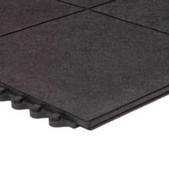 Performa SD Black Interlocking Fatigue Mat 3x3 Feet