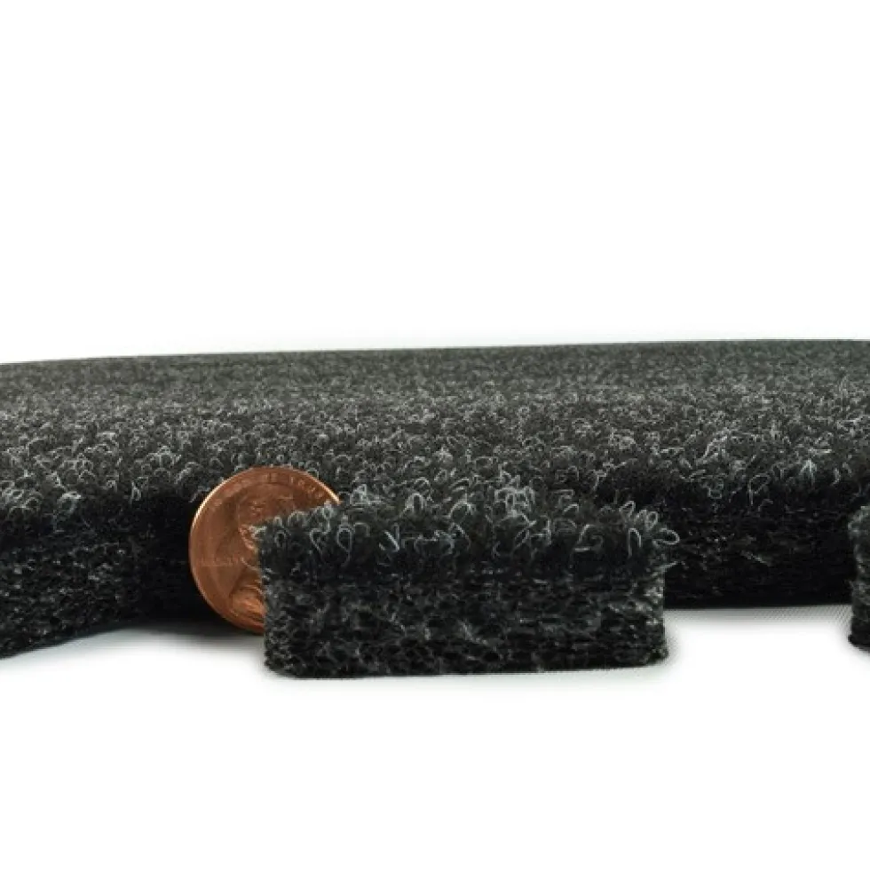 Plush Comfort Carpet Tile 5/8 Inch x 10x20 Ft. Kit Beveled Edges