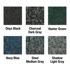 Plush Comfort Carpet Tile 5/8 Inch x 20x20 Ft. Kit Beveled Edges
