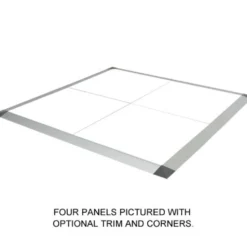 Portable Dance Floor Seamless Solid Color Cam Lock 1/2 Inch x 3x3 Ft.