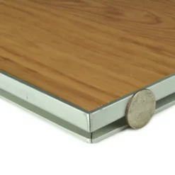 Portable Dance Floor Seamless Wood Grain Cam Lock 1/2 Inch x 3x4 Ft.