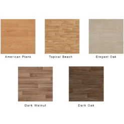 Portable Dance Floor Seamless Wood Grain Cam Lock 1/2 Inch x 3x4 Ft.