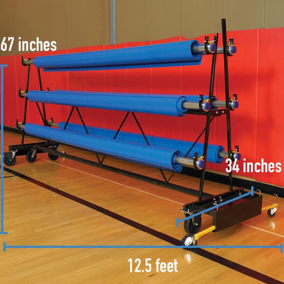 Premium Safety Storage Racks 8 Rollers