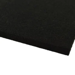 Rolled Rubber Eureka 8 mm Black 25 LF