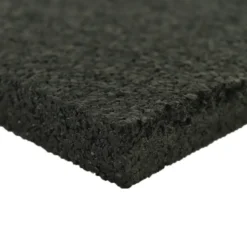 Rolled Rubber Pacific 1/2 Inch Black Per SF