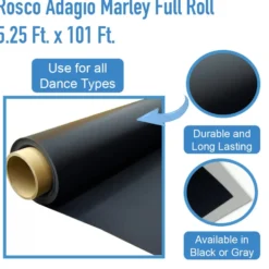 Rosco Adagio Marley Full Roll 5.25 Ft. x 101 Ft.