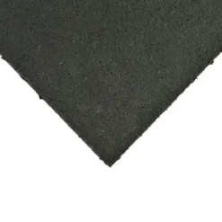 Rubber Flooring Roll Geneva 8 mm Black Per SF