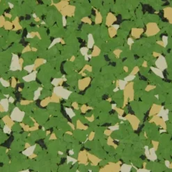 Rubber Flooring Tiles Nuclear 3/8 Inch x 3x3 Ft.