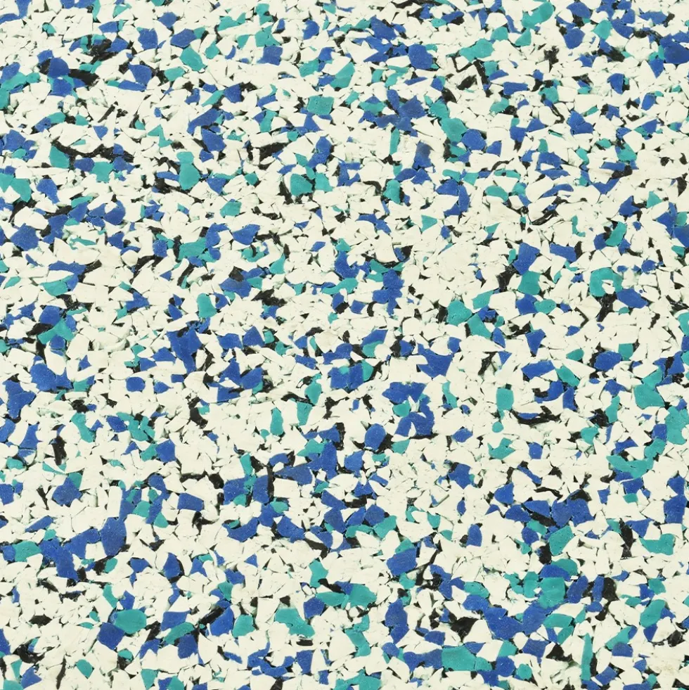 Rubber Flooring Tiles Nuclear 3/8 Inch x 3x3 Ft.