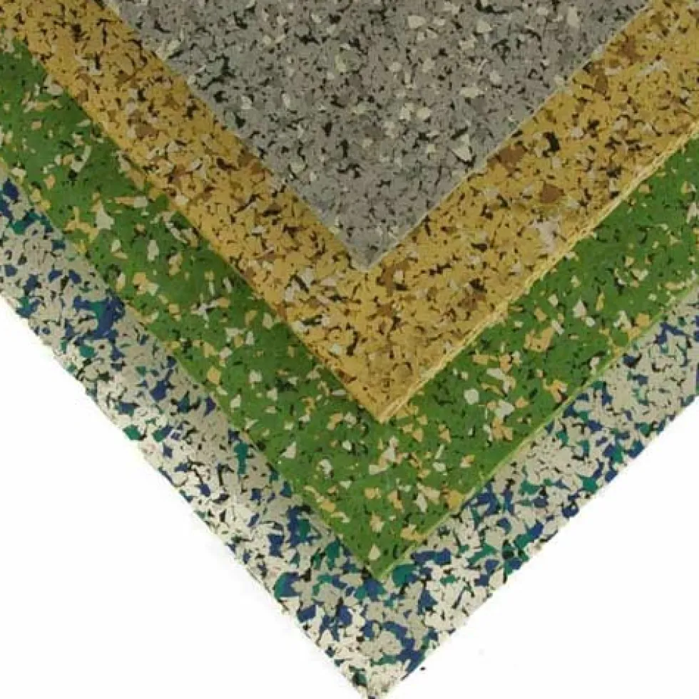 Rubber Flooring Tiles Nuclear 1/4 Inch x 3x3 Ft.