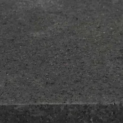 Rubber Tile Interlocking Black 1/4 Inch x 2x2 Ft. Pacific