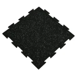 Rubber Tile Interlocking 10% Color Pacific 1/2 Inch x 2x2 Ft.
