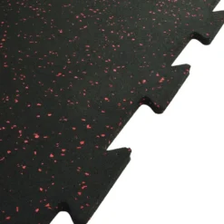Rubber Tile Interlocking 10% Color Pacific 1/2 Inch x 2x2 Ft.