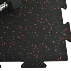Rubber Tile Interlocking 10% Color 1/4 Inch x 2x2 Ft. Pacific