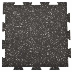 Rubber Tile Interlocking 10% Color CrossTrain Custom Pacific 1/2 Inch x 2x2 Ft.