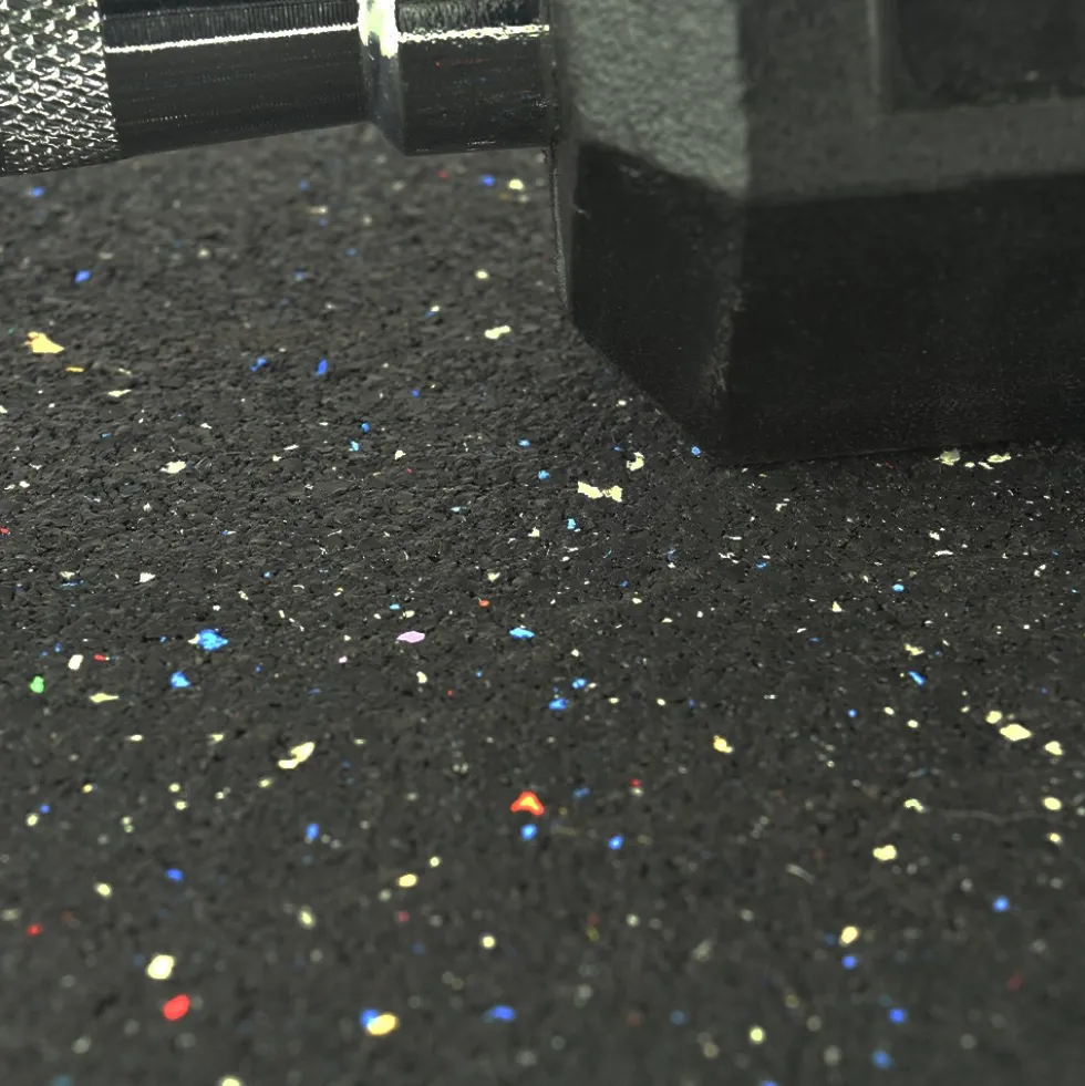 Rubber Tile Interlocking Regrind 1/4 Inch x 2x2 Ft. Pacific