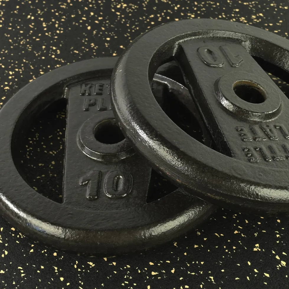 Rubber Tile Interlocking Sport West 10% Tan 3/8 Inch x 2x2 Ft.