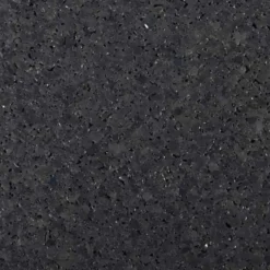Rubber Tile Interlocks with Borders Black 1/4 Inch x 25x25 Inches Pacific