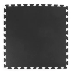 Rubber Tile Utility Black Mix 8 mm x 3x3 Ft.