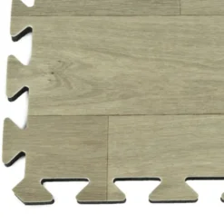 Rustic Wood Grain Trade Show Tile - Beveled Edges 1/2 Inch x 10x10 Ft.