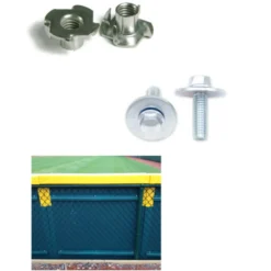Safety Pro Outdoor Stadium Chain Link Fence Pad 3 Inch x 4x8 Ft.