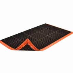 Safety Stance 3-Side Rubber Anti-Fatigue Mat 7/8 x 38x64 Inch