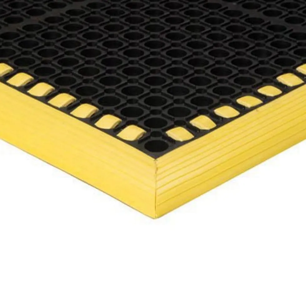 Safety TruTread Perforated Fatigue Mat 4-Sided 28x40 Inches