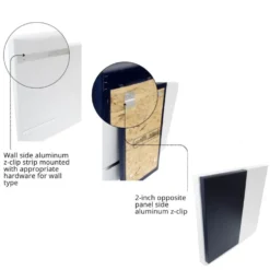 Safety Wall Pad 1x7 Ft x 2 Inch WB Z Clip ASTM
