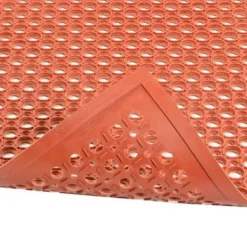 SaniTop Anti-Fatigue Mat Rubber Red 1/2 Inch x 3x10 Ft.