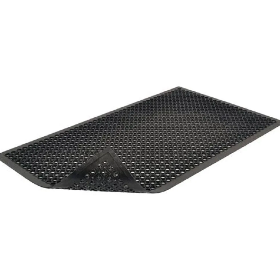 SaniTop Anti-Fatigue Mat Rubber Black 1/2 Inch x 3x20 Ft.