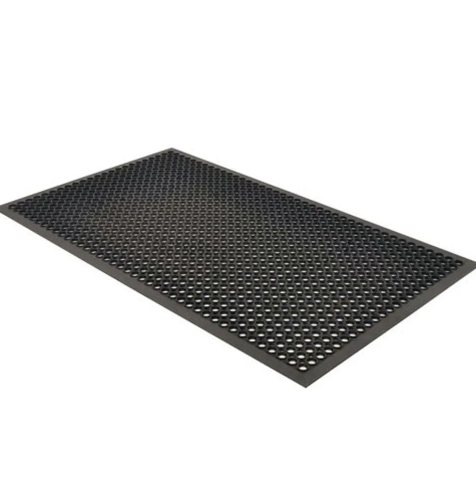 SaniTop Anti-Fatigue Mat Rubber Black 1/2 Inch x 3x20 Ft.