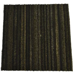 Scraper Recycled Tire Rubber Floor Tiles 3/8 Inch x 11.5x11.5 Inches Case of 25