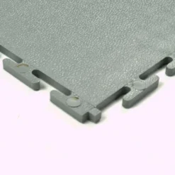 Smooth Top PVC Interlocking Grays Ever 1/4 Inch x 19.625x19.625 Inch Tile