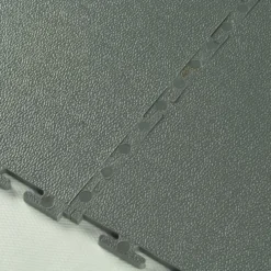Smooth Top PVC Interlocking Grays Ever 1/4 Inch x 19.625x19.625 Inch Tile