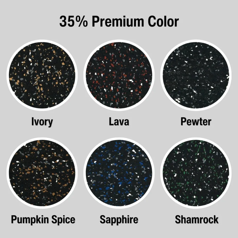 Sterling Playground Tile 35% Premium Colors 3.25 Inch x 2x2 Ft.