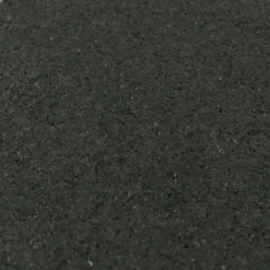 Straight Edge Rubber Tile Black 1/2 Inch 2x2 Ft. Pacific