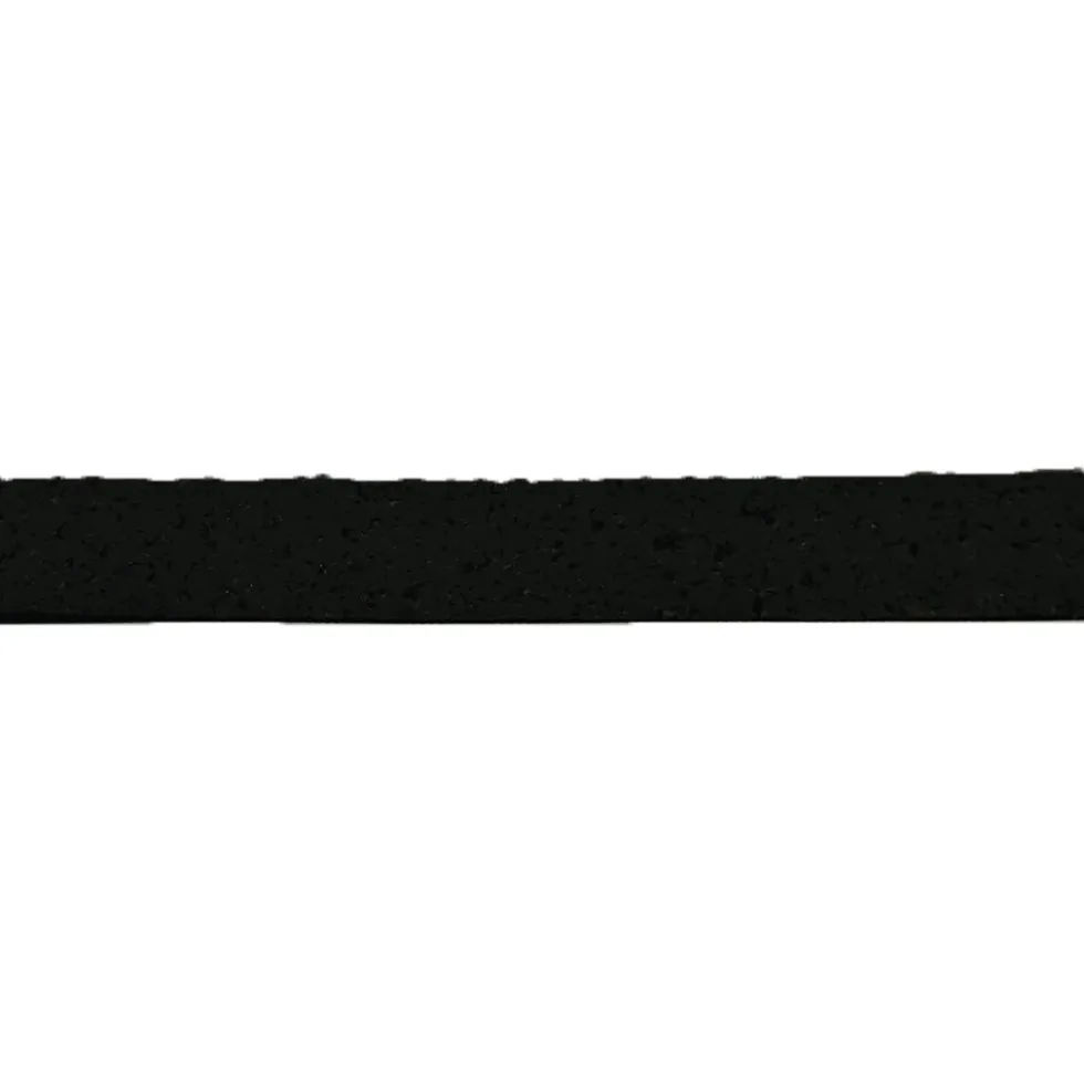 Straight Edge Rubber Tile Black 3/8 Inch x 2x2 Ft. Pacific