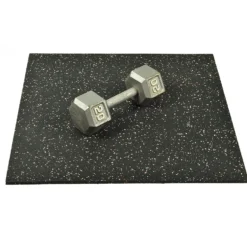 Straight Edge Tile 10% Color CrossTrain 3/8 Inch x 2x2 Ft. Pacific