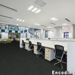 Streaming Commercial Carpet Tiles 5 mm x 24x24 Inches 18 Per Case