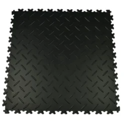 SupraTile Diamond Pattern Black/Grays 4.5 mm x 20x20 Inches Case of 12