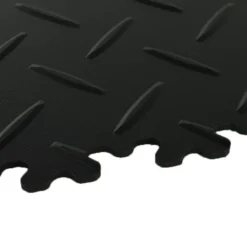 SupraTile Diamond Pattern Black/Grays 4.5 mm x 20x20 Inches Case of 12