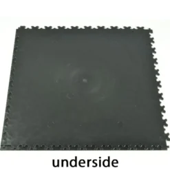 SupraTile Hidden Leather Black/Grays 7 mm x 20x20 Inches Case of 10