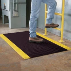 Supreme Sliptech Anti-Fatigue Mat Black/Yellow 2x3 feet